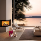 Recuperador de Calor a Lenha Izaro 60 (2 Visões) - Lacunza